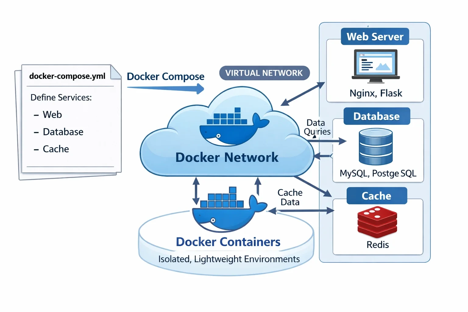 Docker Compose의 역할 섹션 뒤