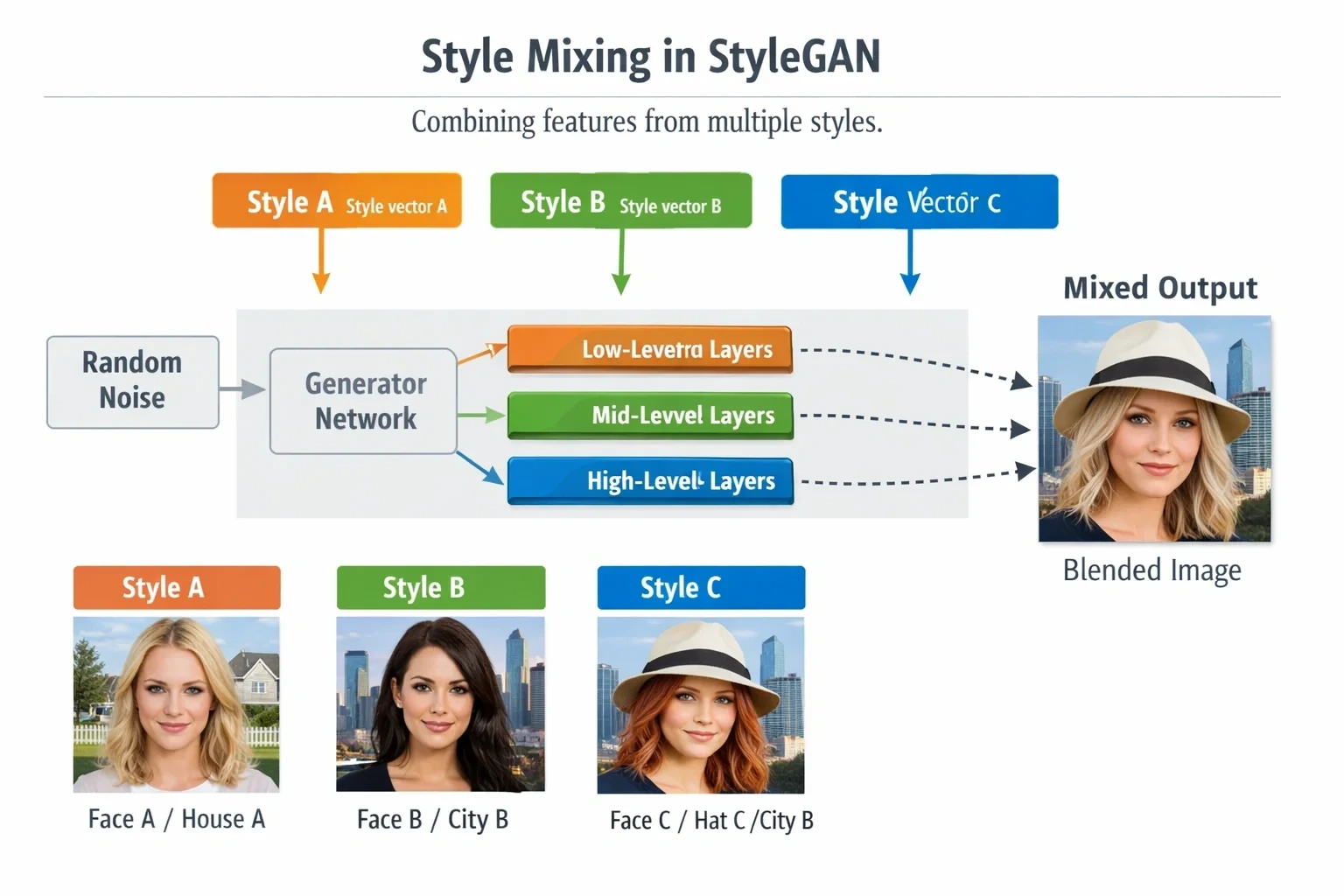 Visualization of the Style Mix...