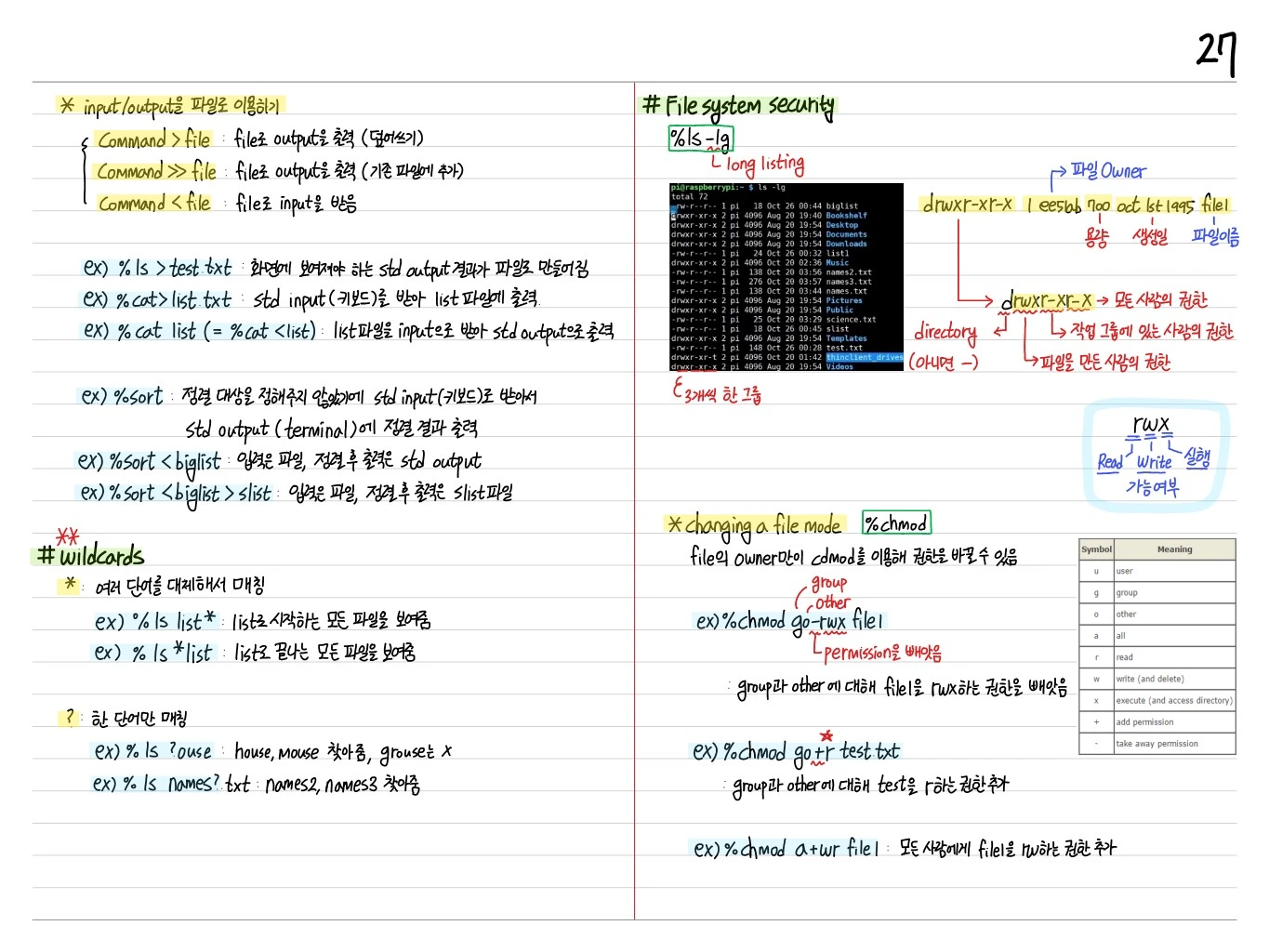 Wildcard 및 File System Security