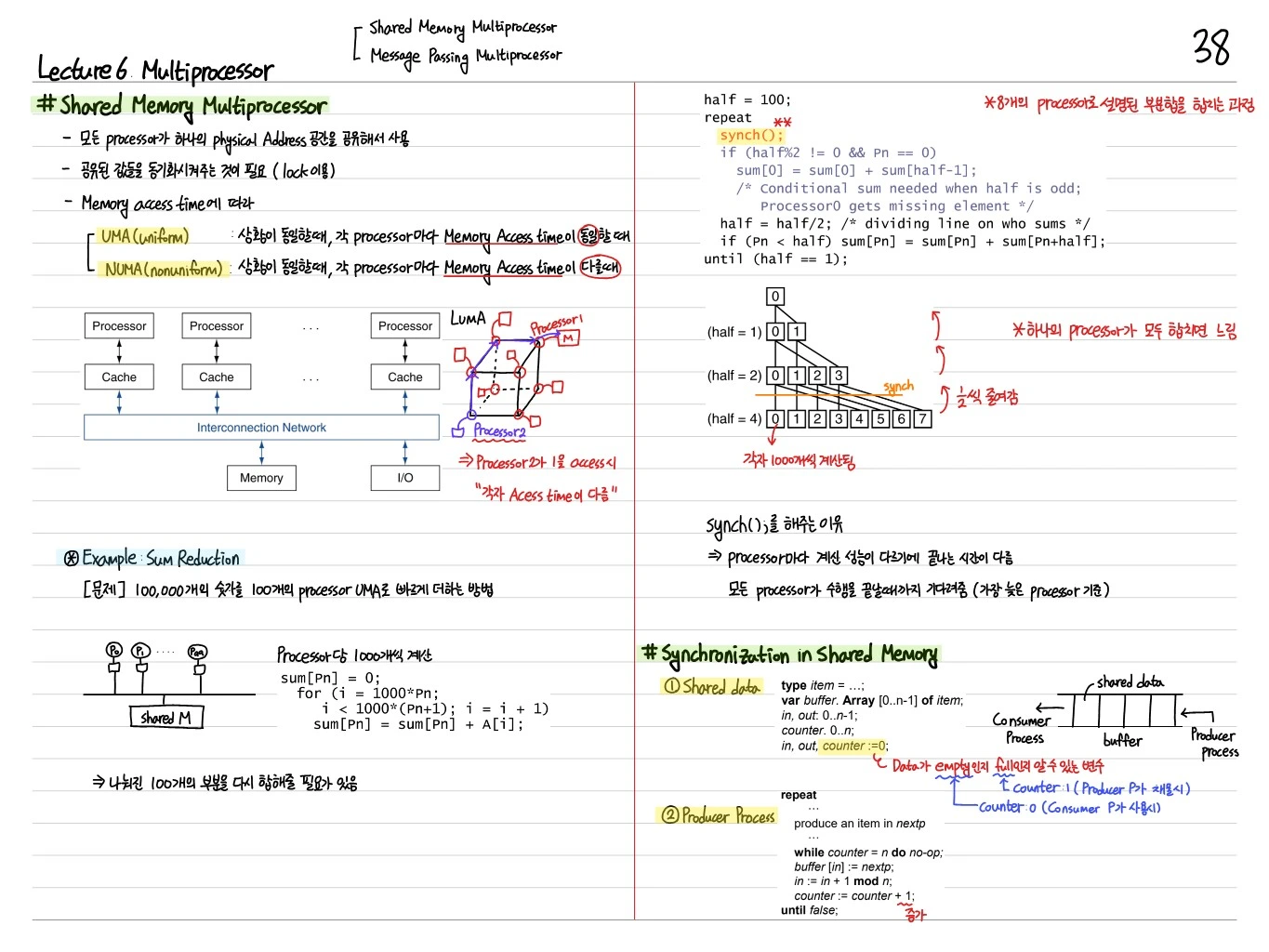 Shared Memory 및 Synchronization